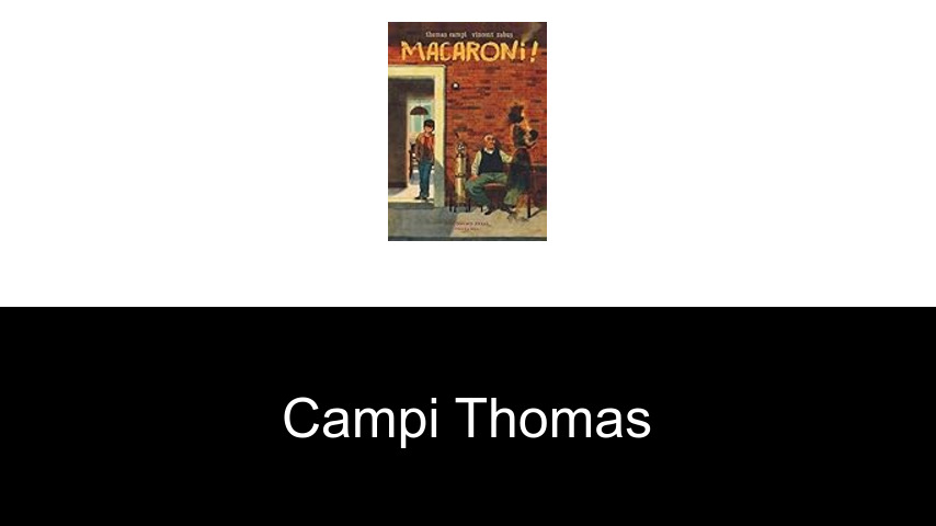 livres de Campi Thomas