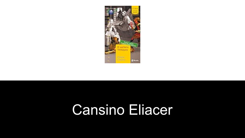 livres de Cansino Eliacer