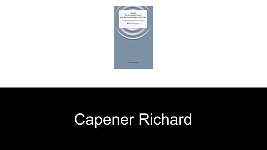 livres de Capener Richard