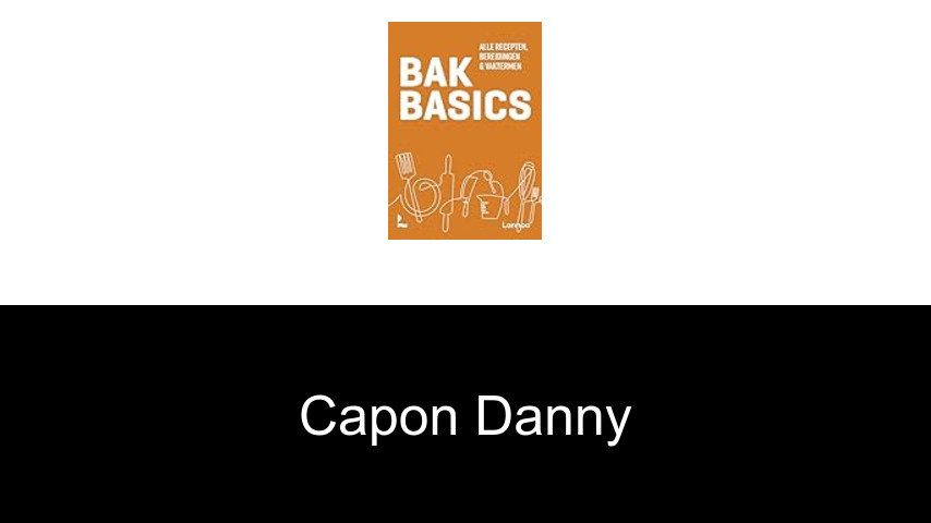 livres de Capon Danny