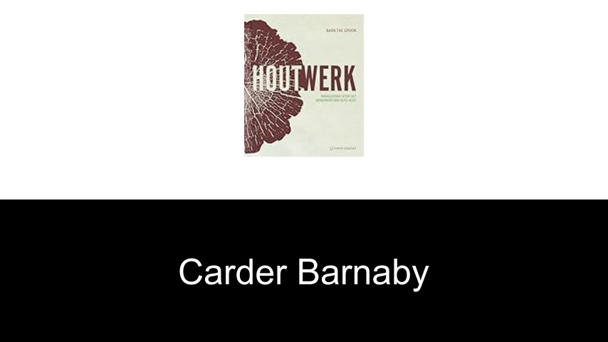 livres de Carder Barnaby