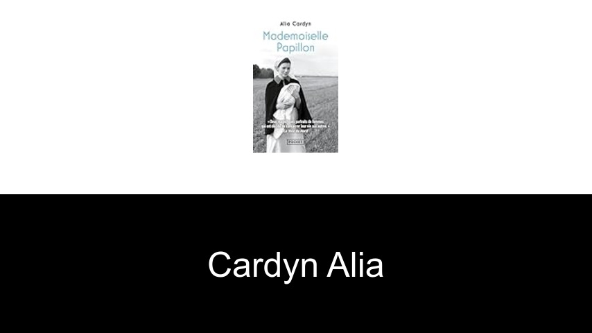 livres de Cardyn Alia