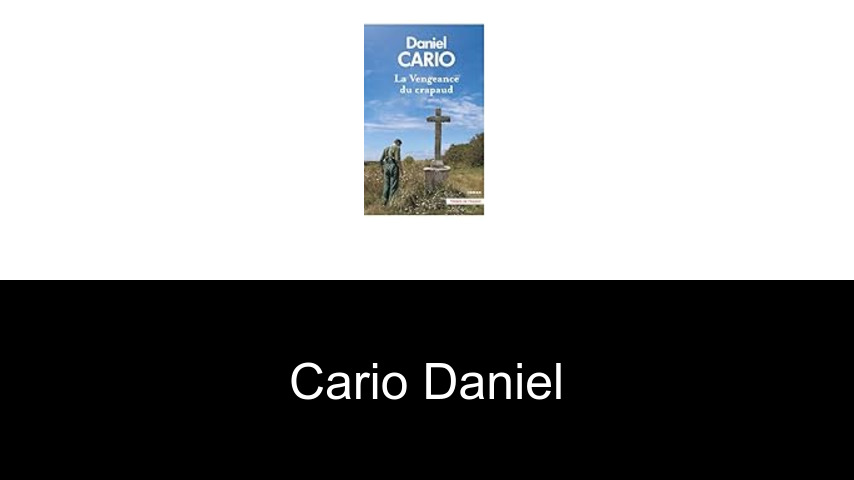 livres de Cario Daniel