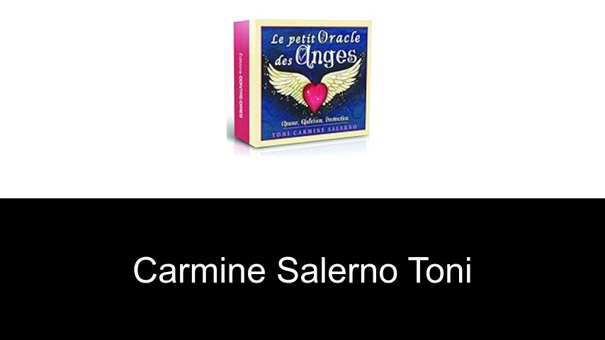 livres de Carmine Salerno Toni