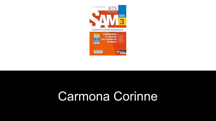 livres de Carmona Corinne