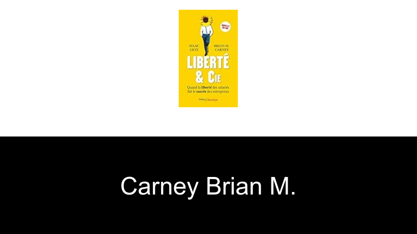 livres de Carney Brian M.