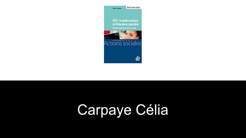livres de Carpaye Célia