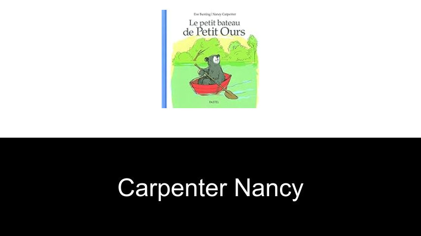 livres de Carpenter Nancy