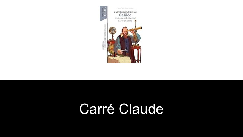 livres de Carré Claude