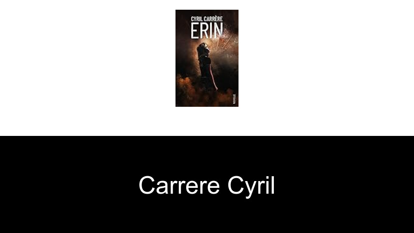 livres de Carrere Cyril