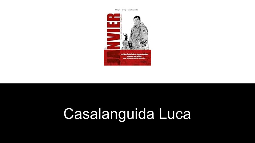 livres de Casalanguida Luca