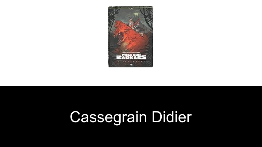livres de Cassegrain Didier