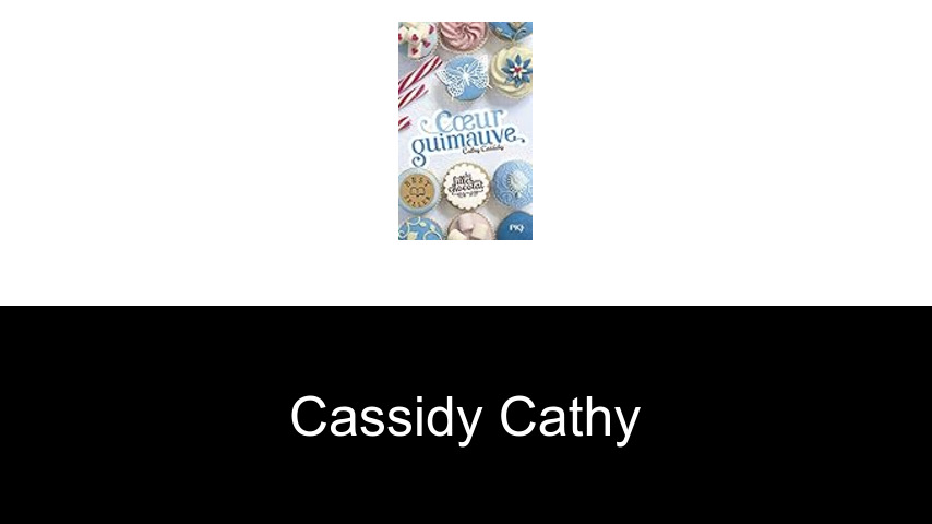 livres de Cassidy Cathy