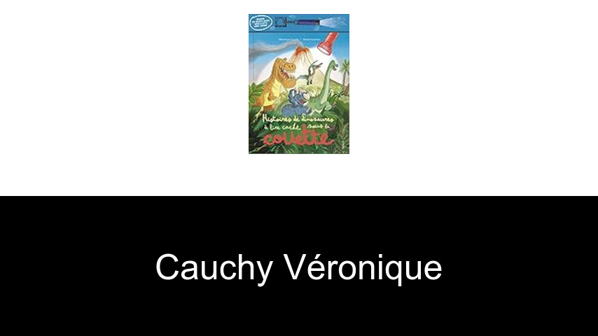 livres de Cauchy Véronique