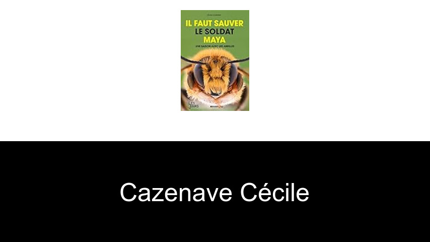 livres de Cazenave Cécile