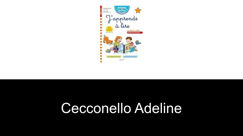 livres de Cecconello Adeline