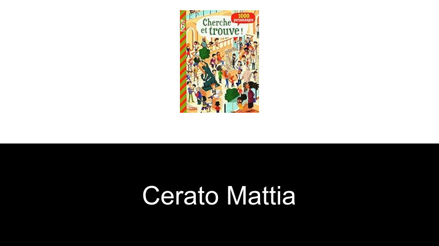livres de Cerato Mattia