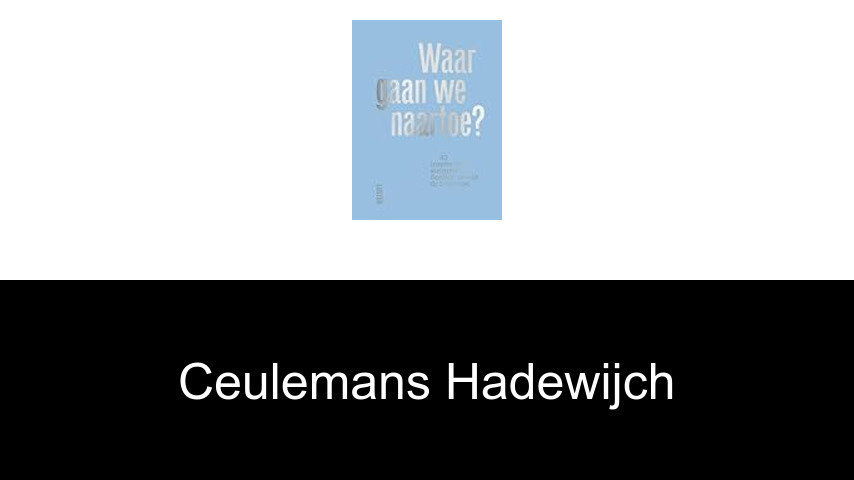 livres de Ceulemans Hadewijch