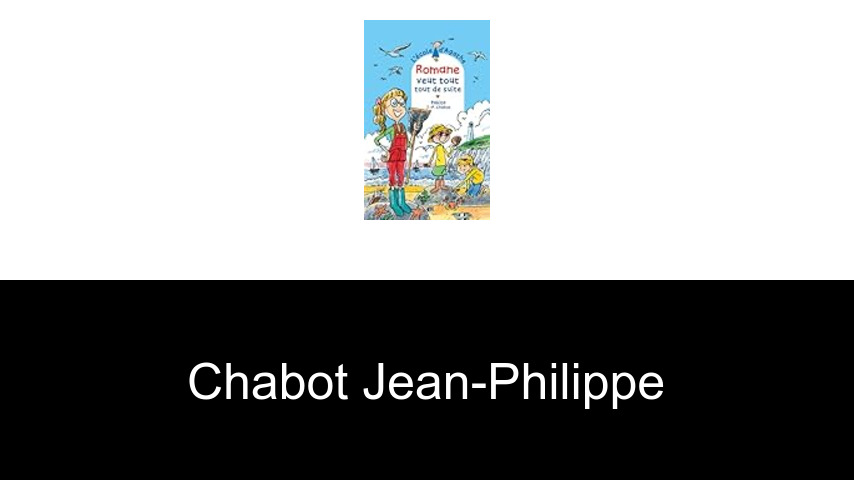 livres de Chabot Jean-Philippe