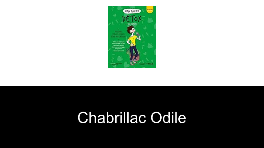 livres de Chabrillac Odile