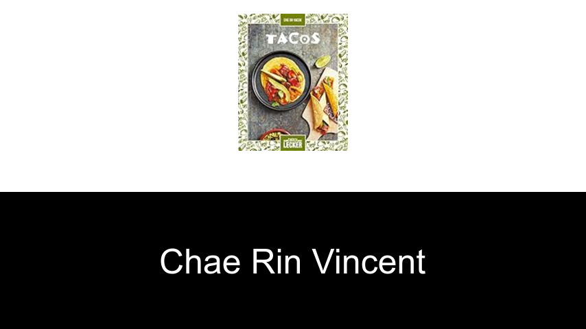 livres de Chae Rin Vincent