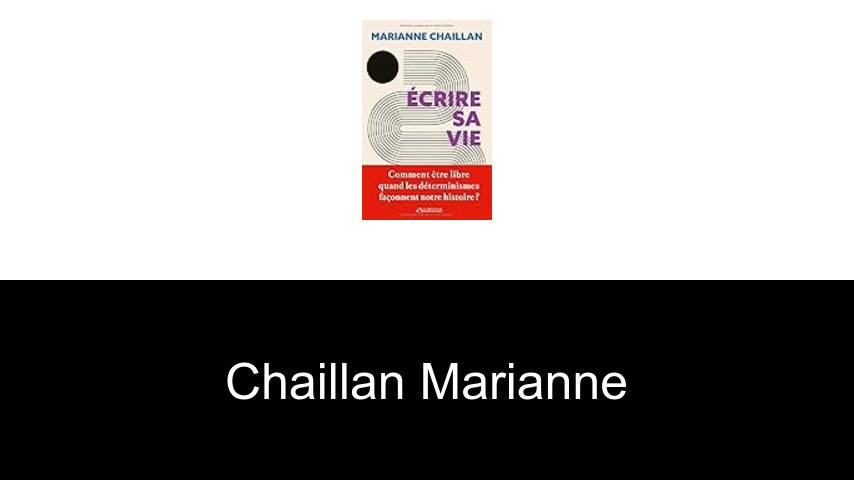 livres de Chaillan Marianne