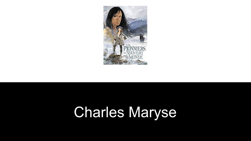 livres de Charles Maryse
