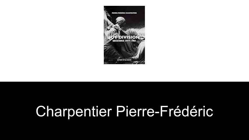 livres de Charpentier Pierre-Frédéric