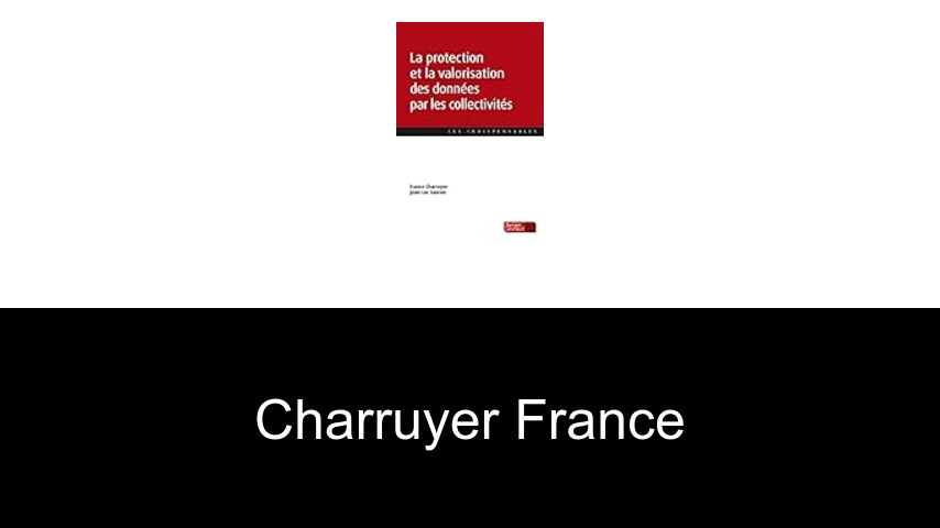 livres de Charruyer France