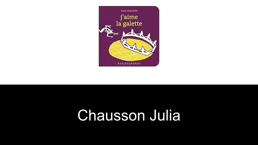 livres de Chausson Julia