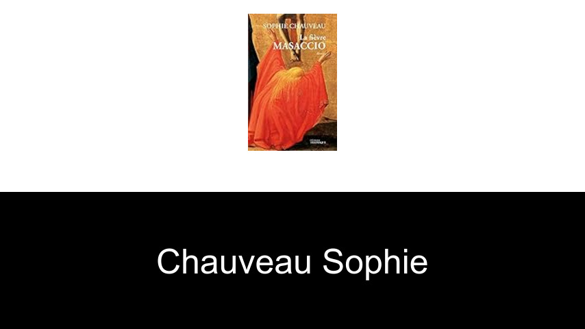 livres de Chauveau Sophie
