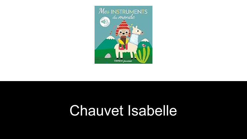 livres de Chauvet Isabelle