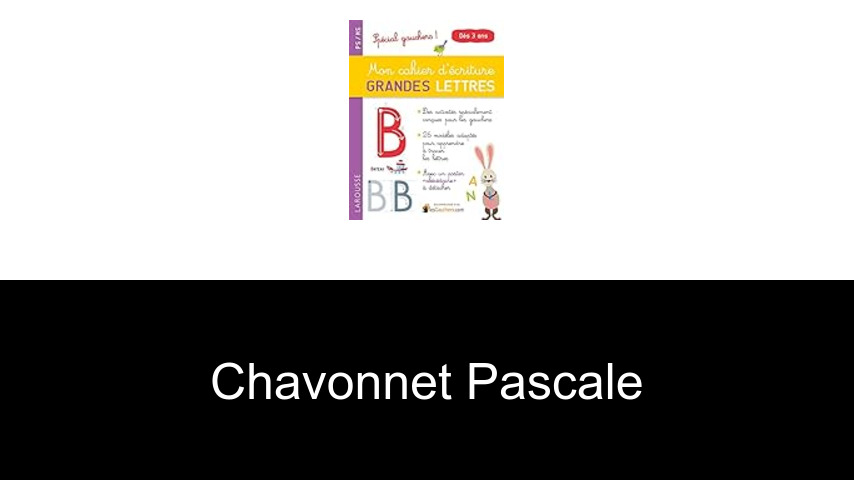 livres de Chavonnet Pascale