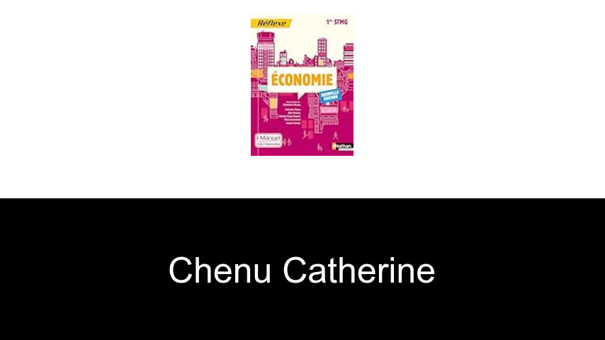 livres de Chenu Catherine
