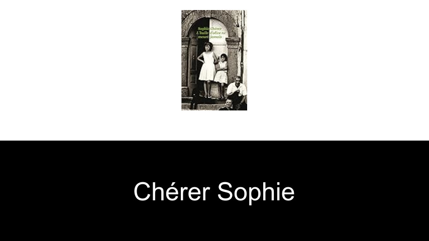livres de Chérer Sophie