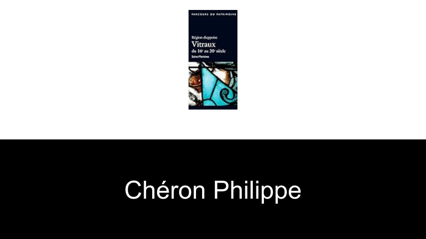 livres de Chéron Philippe