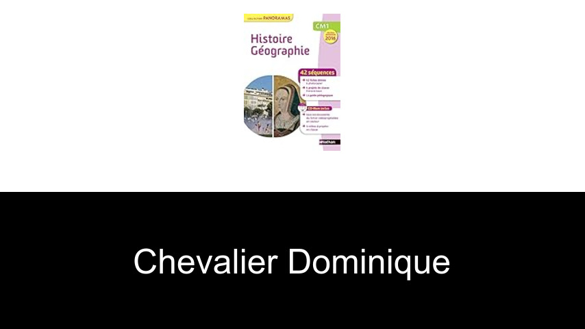livres de Chevalier Dominique