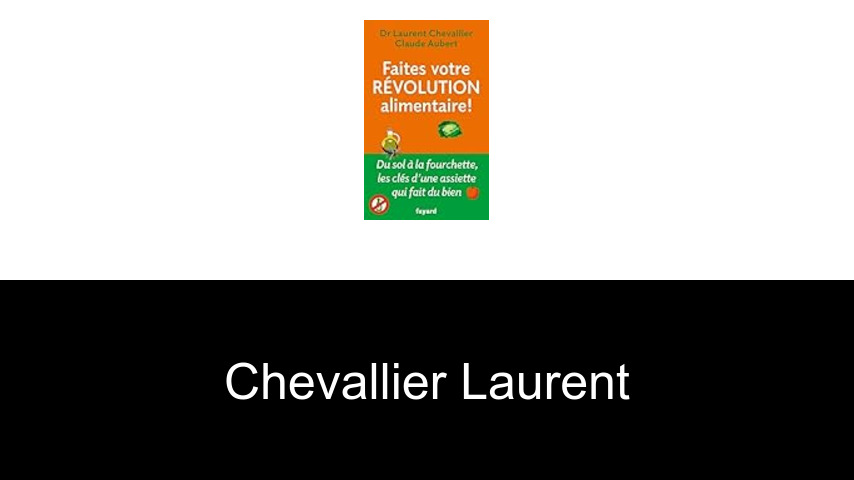 livres de Chevallier Laurent