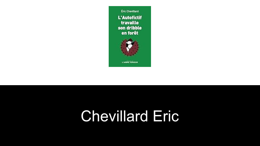 livres de Chevillard Eric