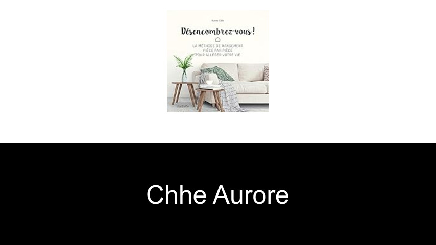 livres de Chhe Aurore