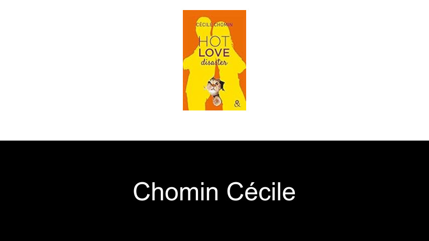 livres de Chomin Cécile