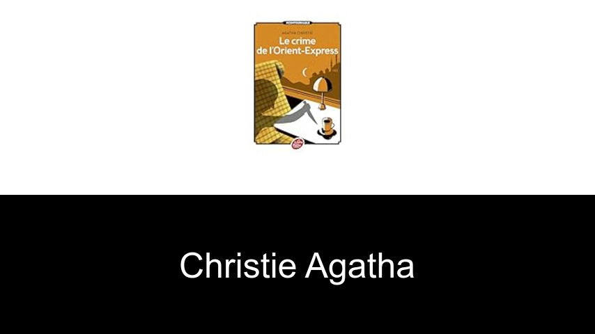 livres de Christie Agatha