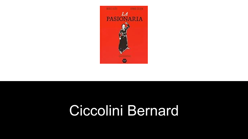 livres de Ciccolini Bernard