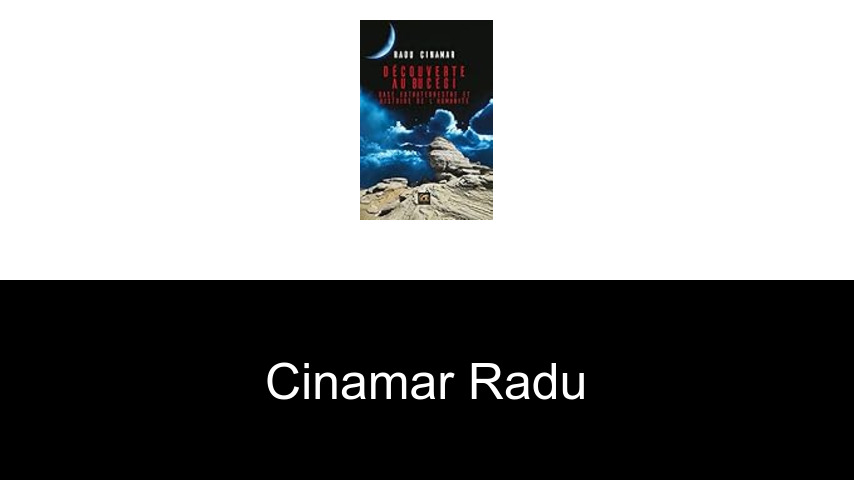 livres de Cinamar Radu