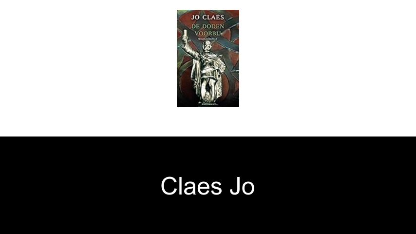 livres de Claes Jo