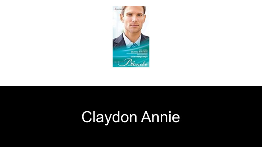 livres de Claydon Annie