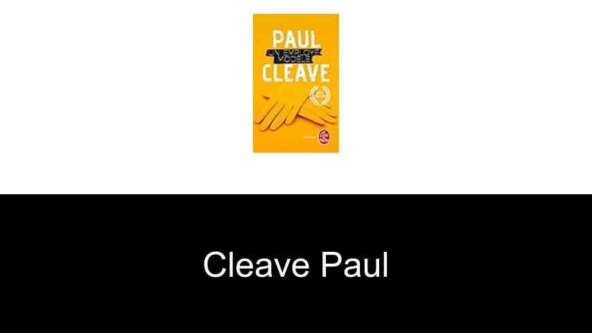 livres de Cleave Paul
