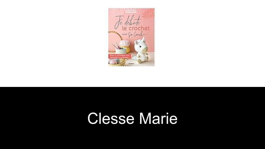 livres de Clesse Marie