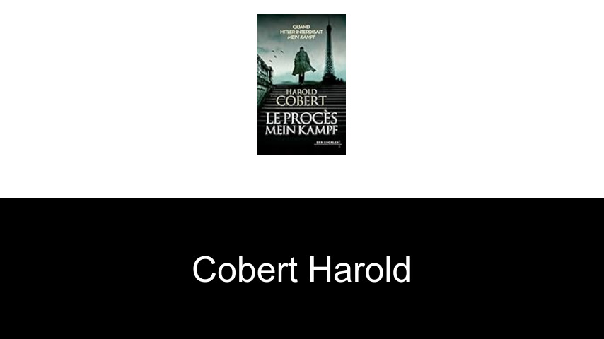 livres de Cobert Harold