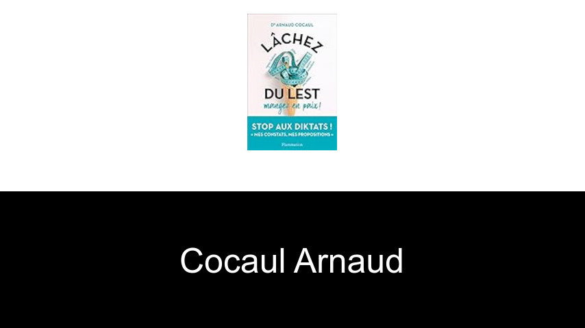 livres de Cocaul Arnaud